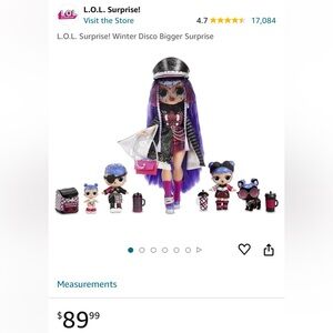 L.O.L Surprise! Winter Disco Bigger Surprise